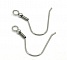 Support Boucle d'oreille Hame&ccedil;on Acier Inoxydable N&deg;07 x 5 paires