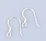 Support Boucle d'oreille Hame&ccedil;on en Argent 925 N&deg;02 x 1 paire