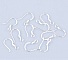Support Boucle d'oreille Hame&ccedil;on en Argent 925 N&deg;02 x 1 paire