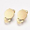 Support Boucle d'oreille Clips Plateau Acier Inoxydable Dor&eacute; N&deg;03