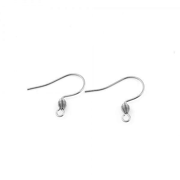 Support Boucle d'oreille Hame&ccedil;on Acier Inoxydable N&deg;01-02 X 5 Paires