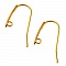 Support Boucle d'oreille Hame&ccedil;on Acier Inoxydable N&deg;11 Dor&eacute;