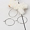 Support Boucle d'oreille Cr&eacute;ole en Acier Inoxydable Argent N&deg;03-20 mm x 5 paires