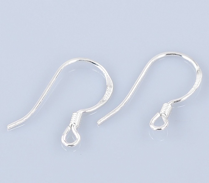 Support Boucle d'oreille Hame&ccedil;on en Argent 925 N&deg;08 x 1 paire