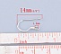Support Boucle d'oreille Hame&ccedil;on en Argent 925 N&deg;08 x 1 paire