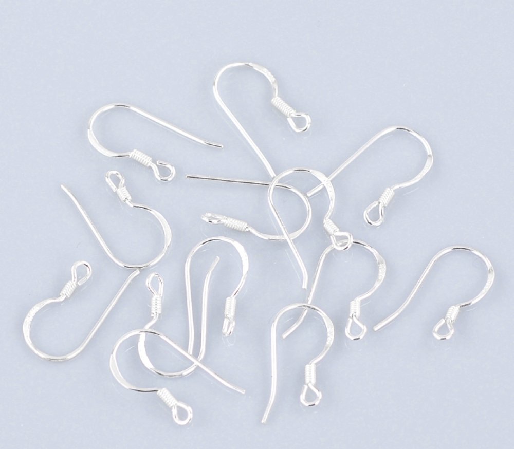 Support Boucle d'oreille Hame&ccedil;on en Argent 925 N&deg;08 x 1 paire