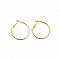 Support Boucle d'oreille Cr&eacute;ole Plaqu&eacute; Or 18K Dor&eacute; N&deg;02-30 mm x 1 paire