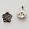 Support Boucle d'oreille Puce N&deg;100 x 1 Paire