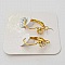 Support Boucle d'oreille Dormeuse N&deg;100 x 1 Paire Dor&eacute;