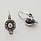 Support Boucle d'oreille Dormeuse N&deg;105 x 1 Paire Argent