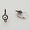 Support Boucle d'oreille Dormeuse N&deg;114 x 1 Paire Argent
