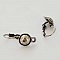 Support Boucle d'oreille Dormeuse N&deg;115 x 1 Paire Argent
