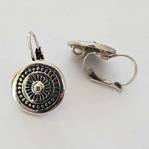 Support Boucle d'oreille Dormeuse N&deg;116 x 1 Paire Argent