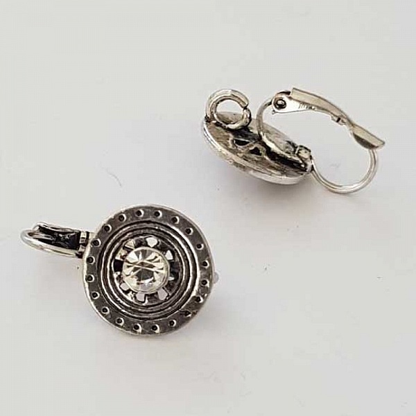 Support Boucle d'oreille Dormeuse N&deg;118 x 1 Paire Argent