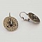 Support Boucle d'oreille Dormeuse N&deg;119 x 1 Paire Argent