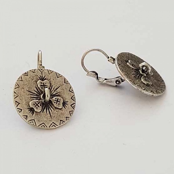 Support Boucle d'oreille Dormeuse N&deg;119 x 1 Paire Argent