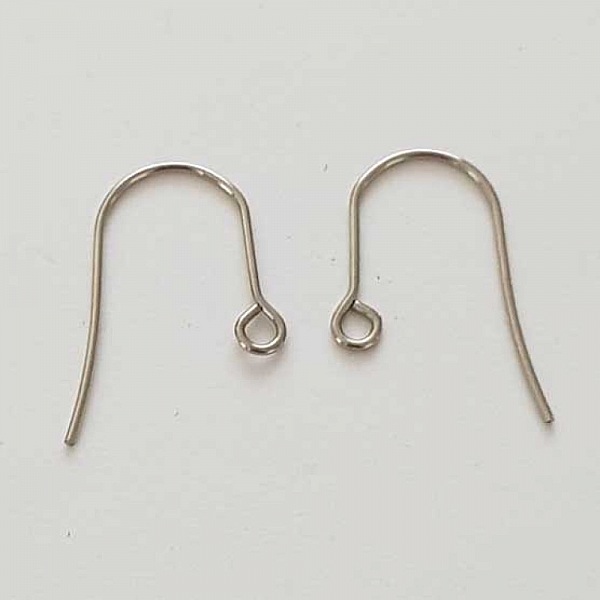 Support Boucle d'oreille Hame&ccedil;on Acier Inoxydable N&deg;02-02 X 1 Paire