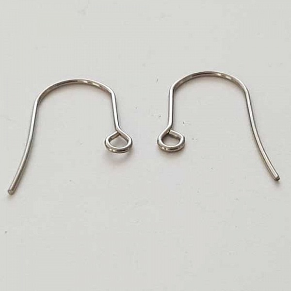 Support Boucle d'oreille Hame&ccedil;on Acier Inoxydable N&deg;02-02 X 5 Paires