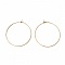 Support Boucle d'oreille Cr&eacute;ole en Acier Inoxydable Dor&eacute; N&deg;03-35 mm x 5 paires