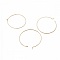 Support Boucle d'oreille Cr&eacute;ole en Acier Inoxydable Dor&eacute; N&deg;03-40 mm 02 x 5 paires