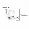 Support Boucle d'oreille Clip r&eacute;glable &agrave; vis argent&eacute; 13 x 18 mm x 1 paire