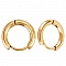 Support Boucle d'oreille Cr&eacute;ole Plaqu&eacute; Or 14K Dor&eacute; 12 mm