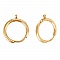 Support Boucle d'oreille Cr&eacute;ole Plaqu&eacute; Or 14K Dor&eacute; 15 mm