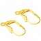 Support Boucle d'oreille Dormeuse Inoxydable N&deg;03 Dor&eacute;