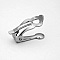 Support Boucle d'oreille Clip en Acier Inoxydable N&deg;02 x 5 paires