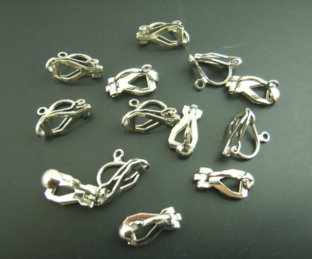 Support Boucle d'oreille Clip N&deg;05 x 10 Paires