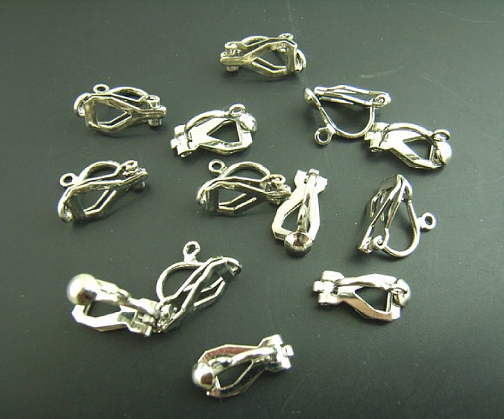 Support Boucle d'oreille Clip N&deg;05 x 10 Paires