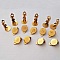 Support Boucle d'oreille Clips Plateau Acier Inoxydable Dor&eacute; N&deg;02 - 2&eacute;me Choix