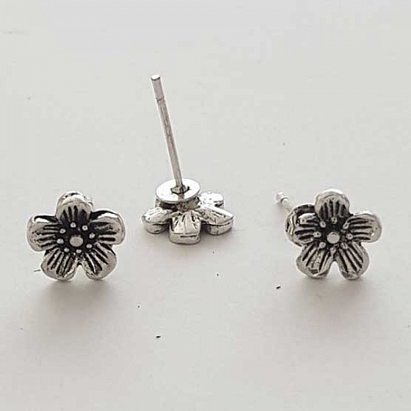 Support Boucle d'oreille Puce N&deg;01 Argent