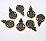 Support Cabochon Goutte N&deg;02 Bronze