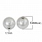 Support boucle d'oreille style Furcula Argent N&deg;01 x 10 paires