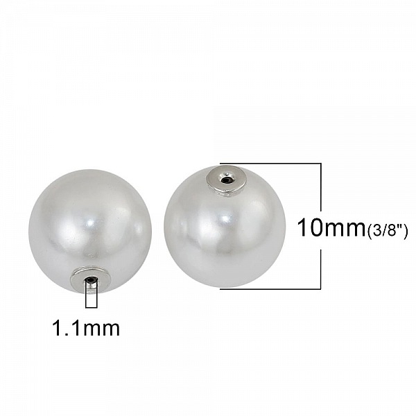 Support boucle d'oreille style Furcula Argent N&deg;01 x 10 paires