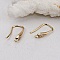 Support boucle d'oreille N&deg;26 Hame&ccedil;on plaqu&eacute; Or et Strass