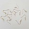 Support boucle d'oreille N&deg;15 Hame&ccedil;on argent x 5 paires.