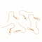 Support boucle d'oreille N&deg;15 Hame&ccedil;on dor&eacute; ros&eacute; x 5 paires.