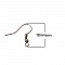 Support boucle d'oreille Hame&ccedil;on N&deg;23 Mixte x 125 paires.