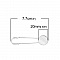 Support broche epingle cabochon rond 20 mm x 10 pi&egrave;ces