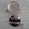Support broche plateau - Couleur Argent 60 mm.