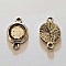 Support cabochon 10 mm N&deg;01-2 Anneaux