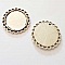 Support cabochon 20 mm N&deg;04-2 Anneaux