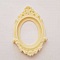 Support cabochon Ovale de 40 X 30 mm R&eacute;sine N&deg;03