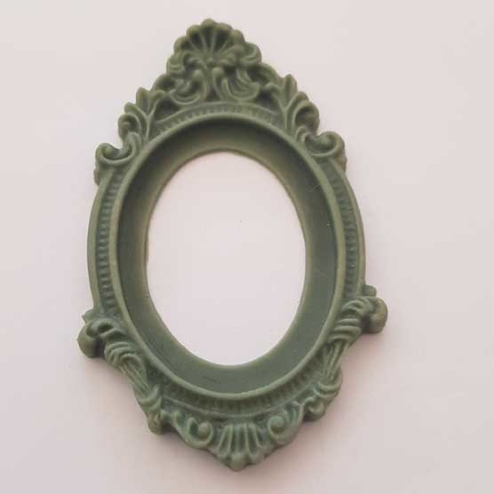 Support cabochon Ovale de 40 X 30 mm R&eacute;sine N&deg;04