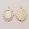 Support cabochon Ovale de 13 X 18 mm Argent N&deg;03