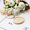 Support cabochon Porte cl&eacute; 25 mm Bois N&deg;01