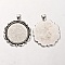 Support cabochon de 30 mm argent, pendentifs cabochon 37 AS