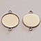 Support cabochon rond 18 mm Acier Inoxydable 2 Anneaux